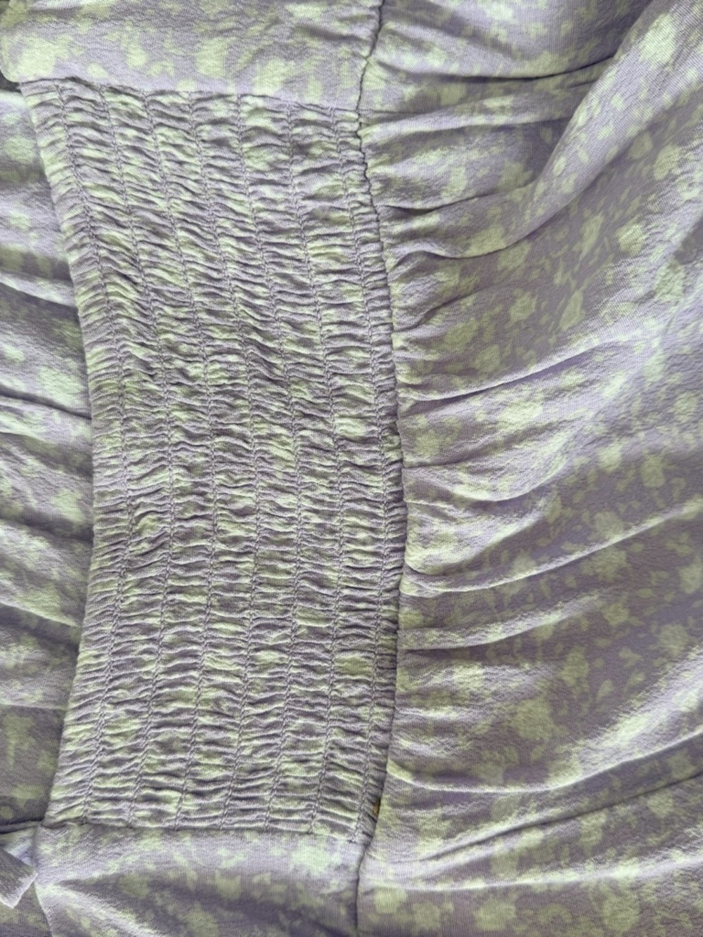 Wild Fable Lavender Smocked Knit Top